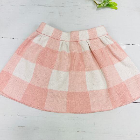 Isaac Mizrahi  Pink Sweater with Pink Plaid Matching Skirt - Size 12 months - Picture 7 of 9